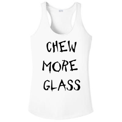 Chew More Glass Ladies PosiCharge Competitor Racerback Tank