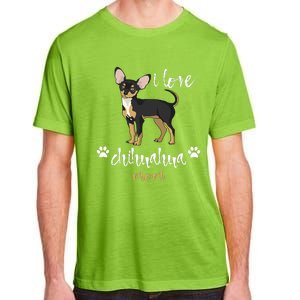 Chihuahua Mom Gifts Lover Adult ChromaSoft Performance T-Shirt