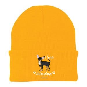 Chihuahua Mom Gifts Lover Knit Cap Winter Beanie