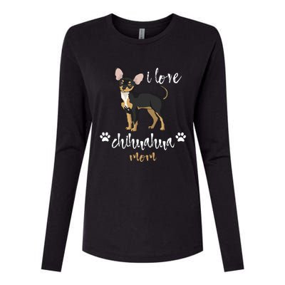 Chihuahua Mom Gifts Lover Womens Cotton Relaxed Long Sleeve T-Shirt