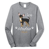 Chihuahua Mom Gifts Lover Long Sleeve Shirt