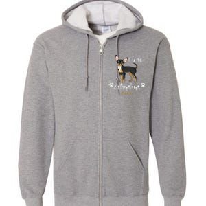 Chihuahua Mom Gifts Lover Full Zip Hoodie