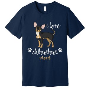 Chihuahua Mom Gifts Lover Premium T-Shirt