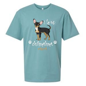 Chihuahua Mom Gifts Lover Sueded Cloud Jersey T-Shirt