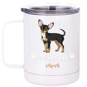 Chihuahua Mom Gifts Lover 12 oz Stainless Steel Tumbler Cup