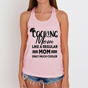 Cooking Mom Gift Cook Cooking Funny Chef Gift Women's Knotted Racerback Tank