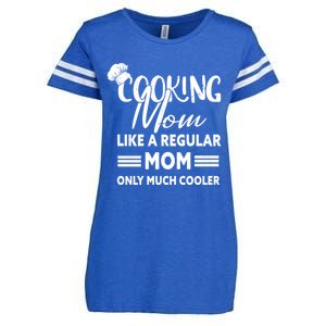 Cooking Mom Gift Cook Cooking Funny Chef Gift Enza Ladies Jersey Football T-Shirt