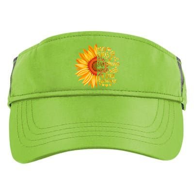 Cute May Girls Are Sunshine Mixed With Hurricane Classic Cool Gift Adult Drive Performance Visor