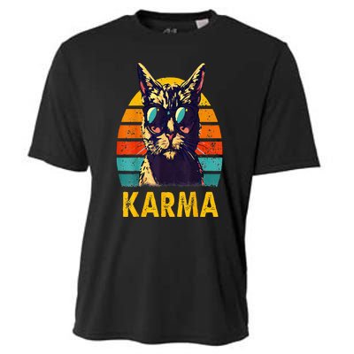 Cat Music Gifts For Teens Karma Cooling Performance Crew T-Shirt