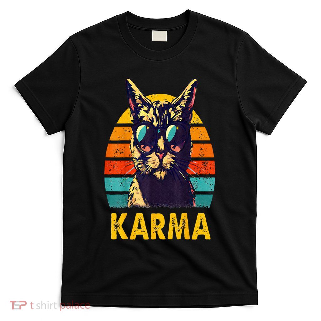 Cat Music Gifts For Teens Karma T-Shirt
