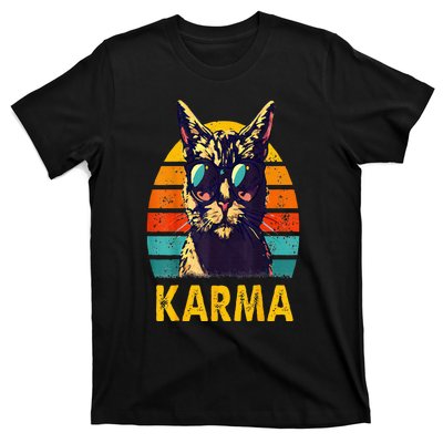 Cat Music Gifts For Teens Karma T-Shirt