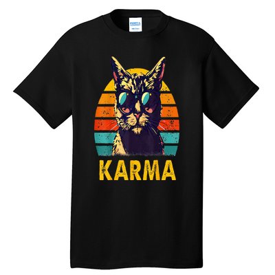 Cat Music Gifts For Teens Karma Tall T-Shirt