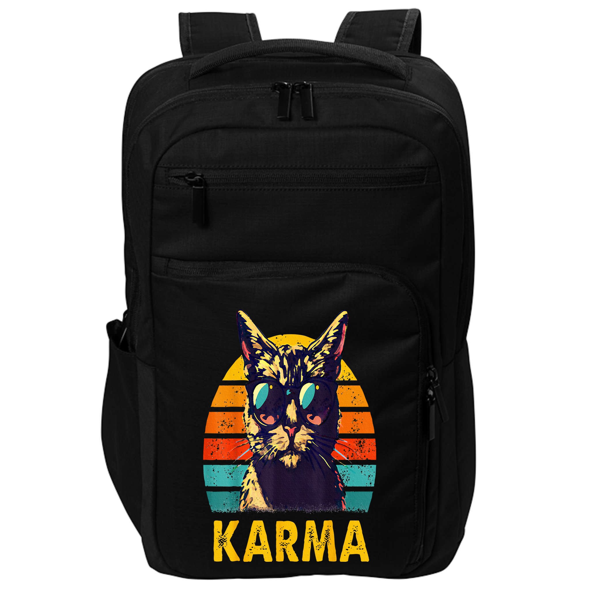 Cat Music Gifts For Teens Karma Impact Tech Backpack