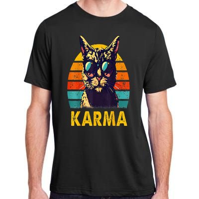 Cat Music Gifts For Teens Karma Adult ChromaSoft Performance T-Shirt