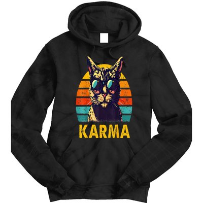 Cat Music Gifts For Teens Karma Tie Dye Hoodie