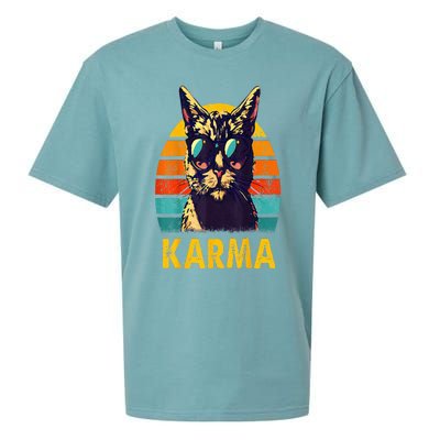 Cat Music Gifts For Teens Karma Sueded Cloud Jersey T-Shirt