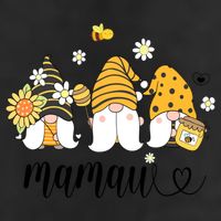 Cute Mamaw Gnomes With Bees And Sunflower Country Style Great Gift Beanie