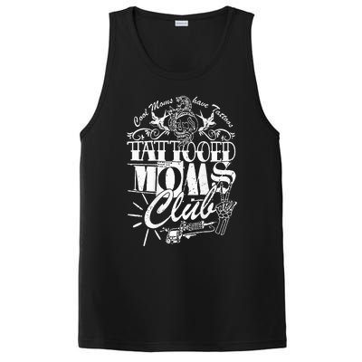 Cool Moms Have Tattoos Retro Tattooed Moms Club PosiCharge Competitor Tank