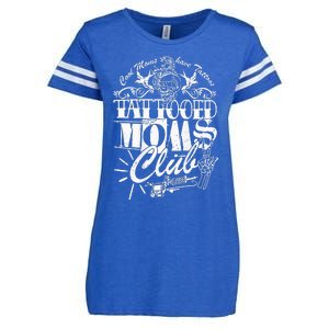 Cool Moms Have Tattoos Retro Tattooed Moms Club Enza Ladies Jersey Football T-Shirt