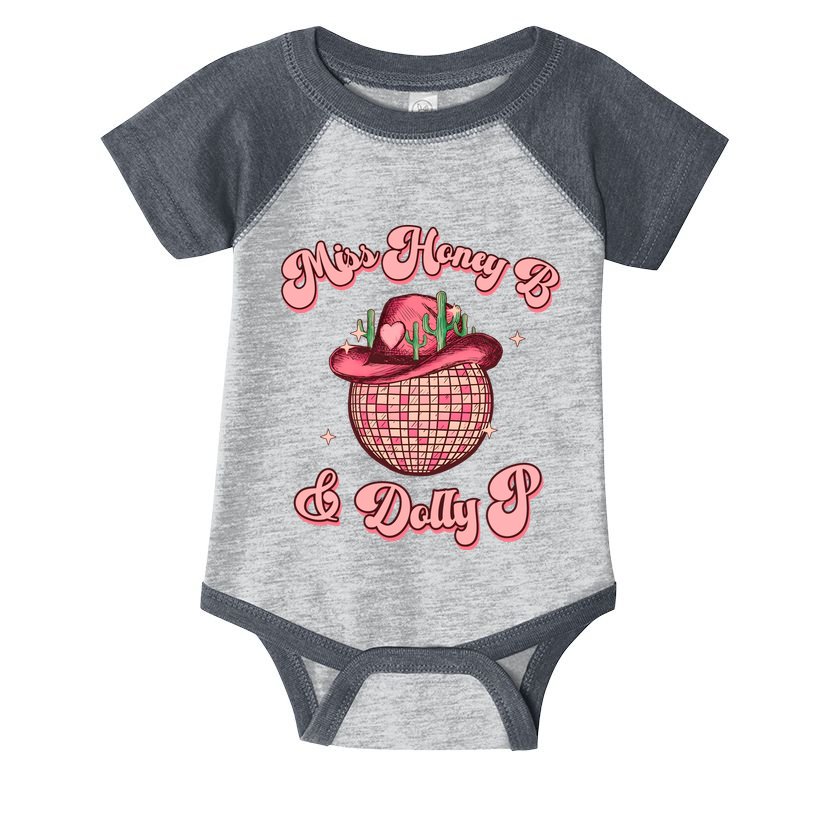 Cowboy Miss Honey B And Dolly P Queen B Infant Baby Jersey Bodysuit