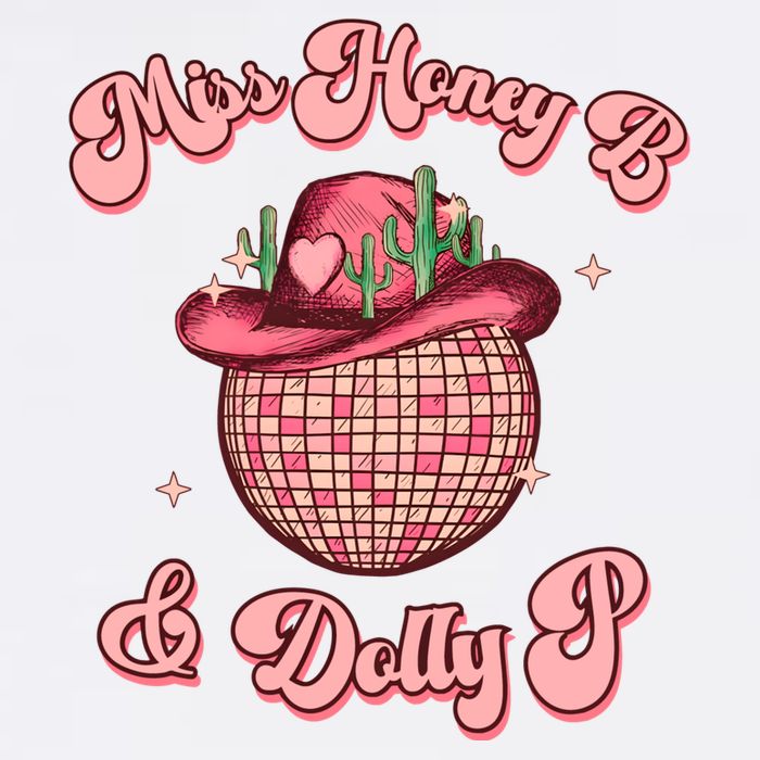 Cowboy Miss Honey B And Dolly P Queen B Cooling Performance Crew T-Shirt