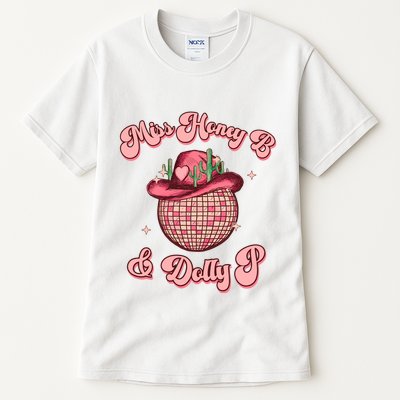 Cowboy Miss Honey B And Dolly P Queen B Tall T-Shirt