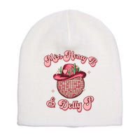 Cowboy Miss Honey B And Dolly P Queen B Short Acrylic Beanie