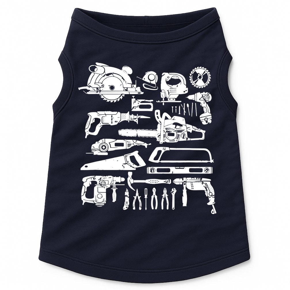 Carpenter Mechanic Handyman Woodworker Doggie Tank