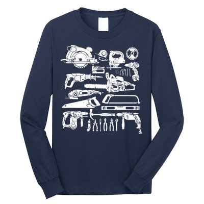 Carpenter Mechanic Handyman Woodworker Long Sleeve Shirt