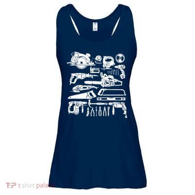 Carpenter Mechanic Handyman Woodworker Ladies Essential Flowy Tank
