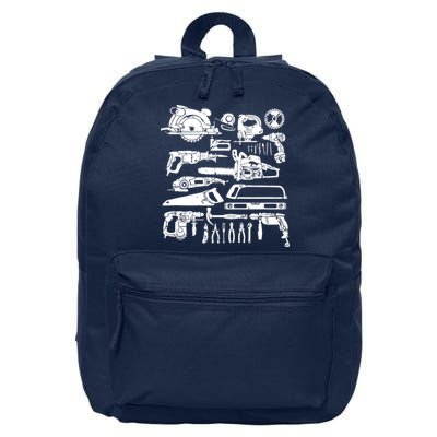 Carpenter Mechanic Handyman Woodworker 16 in Basic Backpack