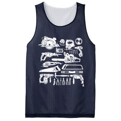 Carpenter Mechanic Handyman Woodworker Mesh Reversible Basketball Jersey Tank