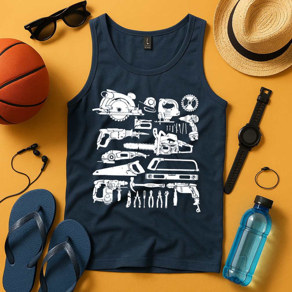 Carpenter Mechanic Handyman Woodworker Tank Top
