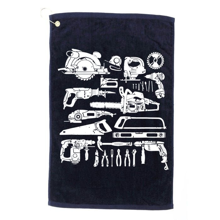 Carpenter Mechanic Handyman Woodworker Golf Towel