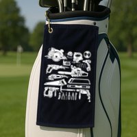 Carpenter Mechanic Handyman Woodworker Golf Towel
