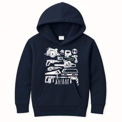 Carpenter Mechanic Handyman Woodworker Kids Hoodie