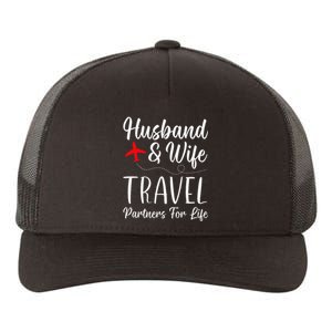 Couple Matching Husband And Wife Travel Partners For Life Yupoong Adult 5-Panel Trucker Hat