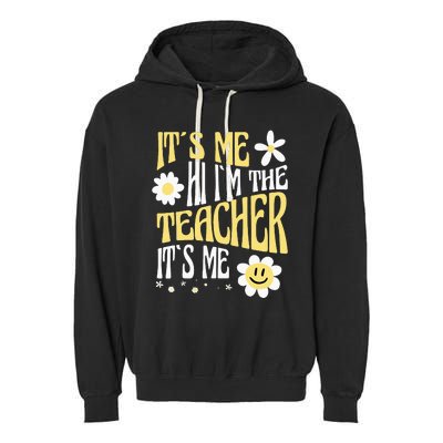 Caffeinated Medicated Hydrated Saying Nurse teacher Garment-Dyed Fleece Hoodie