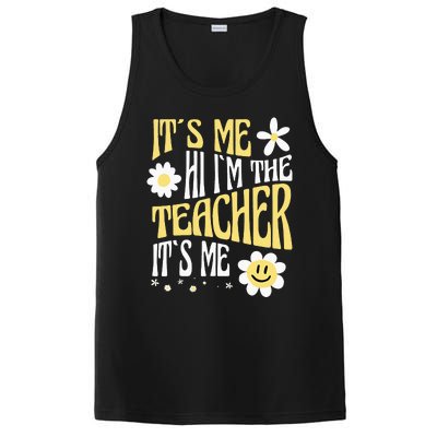 Caffeinated Medicated Hydrated Saying Nurse teacher PosiCharge Competitor Tank