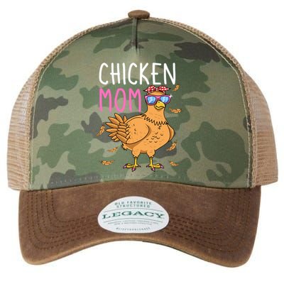 Chicken Mom Hen Lover Poultry Farmer Chicks Mother's Day Funny Gift Legacy Tie Dye Trucker Hat