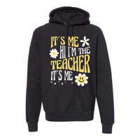 Caffeinated Medicated Hydrated Funny Saying Nurse Teacher Premium Hoodie