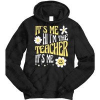 Caffeinated Medicated Hydrated Funny Saying Nurse Teacher Tie Dye Hoodie