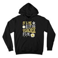 Caffeinated Medicated Hydrated Funny Saying Nurse Teacher Tall Hoodie