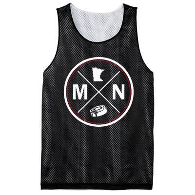 Classic Minnesota Hockey Mn Outline Mesh Reversible Basketball Jersey Tank