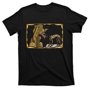 Cleopatra Mummy Halloween Cat Ancient Egypt Archaeology T-Shirt