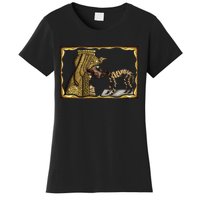 Cleopatra Mummy Halloween Cat Ancient Egypt Archaeology Women's T-Shirt