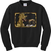 Cleopatra Mummy Halloween Cat Ancient Egypt Archaeology Kids Sweatshirt