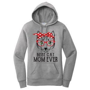 Cat Mom Happy Birthday Gift Best Cat Mom Ever Great Gift Women's Pullover Hoodie