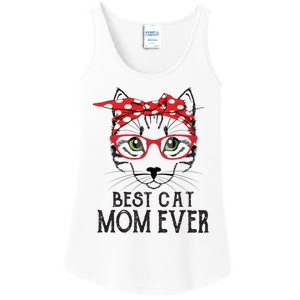 Cat Mom Happy Birthday Gift Best Cat Mom Ever Great Gift Ladies Essential Tank