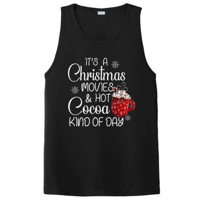 Christmas Movies Hot Cocoa Lover Funny Merry Christmas PosiCharge Competitor Tank